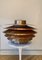 Large Vintage Copper Verona Pendant Lamp by Svend Middelboe for Føg & Mørup 7