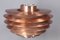 Large Vintage Copper Verona Pendant Lamp by Svend Middelboe for Føg & Mørup 2