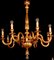 Vintage Italian Acacia Chandelier, 1920s 1