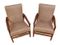 Mid-Century Teak and Leather Armchairs, 1960s, Set of 2, Image 7