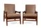 Mid-Century Sessel aus Teak und Leder, 1960er, 2er Set 10