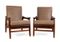 Mid-Century Teak and Leather Armchairs, 1960s, Set of 2 10