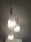 Lámpara colgante de vidrio, años 50, Imagen 2