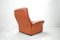 Vintage DS 49 Cognac Leather Lounge Chair & Ottoman from de Sede, Set of 2 5