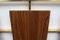 Wandgarderobe aus Messing & Holz, 1960er 2