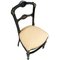 Art Nouveau Ebonized & Hand-Carved Walnut Sculptural Chair by Giacomo Cometti, Image 3