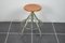 Vintage Industrial Metal Swivel Stool 3