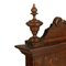 Antique Italian Renaissance Hand Carved and Turned Walnut Fireplace or Console Mirror from Ballario 10