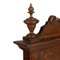 Antique Italian Renaissance Hand Carved and Turned Walnut Fireplace or Console Mirror from Ballario, Image 10