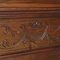 Antique Italian Renaissance Hand Carved and Turned Walnut Fireplace or Console Mirror from Ballario, Image 7