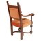 Vintage Carved Renaissance Throne Armchair from Bonciani, Image 2