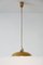 Mid-Century Modern Brass Pendant Lamp from Art-Line, 1980s 6