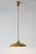 Mid-Century Modern Brass Pendant Lamp from Art-Line, 1980s, Image 6