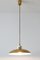 Lámpara colgante Mid-Century de latón de Art-Line, años 80, Imagen 8