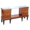 Art Deco Burl, Walnut, and Ebonized Walnut Entrance Console, 1920s 1