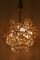 Gilt Brass Facet Cut Crystal Glass Chandelier from Palwa, 1970s 8