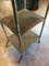 Mid-Century French Industrial Side Table with Drop Leaves 9