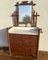 19th-Century French Faux Bamboo Dresser with Mirror, Image 3