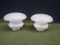 Vintage Frosted Glass Table Lamps, Set of 2 1