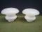 Vintage Frosted Glass Table Lamps, Set of 2 5