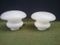 Vintage Frosted Glass Table Lamps, Set of 2 3