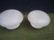 Vintage Frosted Glass Table Lamps, Set of 2, Image 2