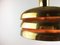 Lámpara colgante de latón de Hans-Agne Jakobsson para AB Markaryd, años 60, Imagen 4