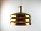 Brass Pendant Light by Hans-Agne Jakobsson for AB Markaryd, 1960s 6