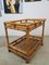 Bamboo Rattan Serving Trolley, 1960s 14