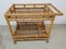 Bamboo Rattan Serving Trolley, 1960s, Image 9