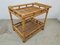 Bamboo Rattan Serving Trolley, 1960s 6