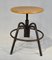 Tabouret Ajustable Industriel Vintage 2