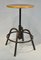 Vintage Industrial Adjustable Stool, Image 3