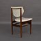 Esszimmerstühle mit Gestell aus Wengeholz, 1960er, 4er Set 14