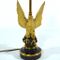Lámpara de mesa chapada en oro de 24 quilates de Deknudt, años 70, Imagen 7