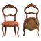 Chaises d'Appoint Louis Philippe Antique en Noyer, Italie, Set de 2 2