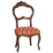 Antike italienische Louis Philippe Beistellstühle aus Nussholz, 2er Set 9