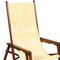 Mid-Century French Folding Canvas Long Chair from Clairitex 5