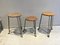 Tabourets Vintage Industriels par Jan van der Togt pour Tomado, Set de 3 1