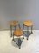 Vintage Industrial Stools by Jan van der Togt for Tomado, Set of 3 2