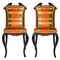 Italian Pair of Chairs and Armchair by Paolo Buffa for Cantù, 1930s, Set of 3, Image 3