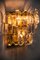 Brass & Glass Palazzo Wall Lamps by J.T. Kalmar, 1970s, Set of 2 5