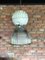 Industrielle Vintage Loft Lampe aus Glas & Metall von Holophane, 1980er 3