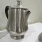 Art Deco Stainless Steel Coffee & Tea Set from Létang & Rémy, 1980s, Set of 6 4