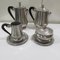 Art Deco Stainless Steel Coffee & Tea Set from Létang & Rémy, 1980s, Set of 6, Image 1