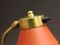 Mid-Century French Red Brass Table Lamp, 1950s 4