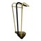 Vintage Austrian Brass & Iron Umbrella Stand, 1950s 10