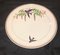 Large Vintage Bengali Plate with Bird Motif from Longwy, Image 3