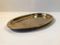 Mid-Century Danish Oval Brass Tray from Cohr, 1950s 2