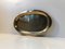 Mid-Century Danish Oval Brass Tray from Cohr, 1950s, Image 5